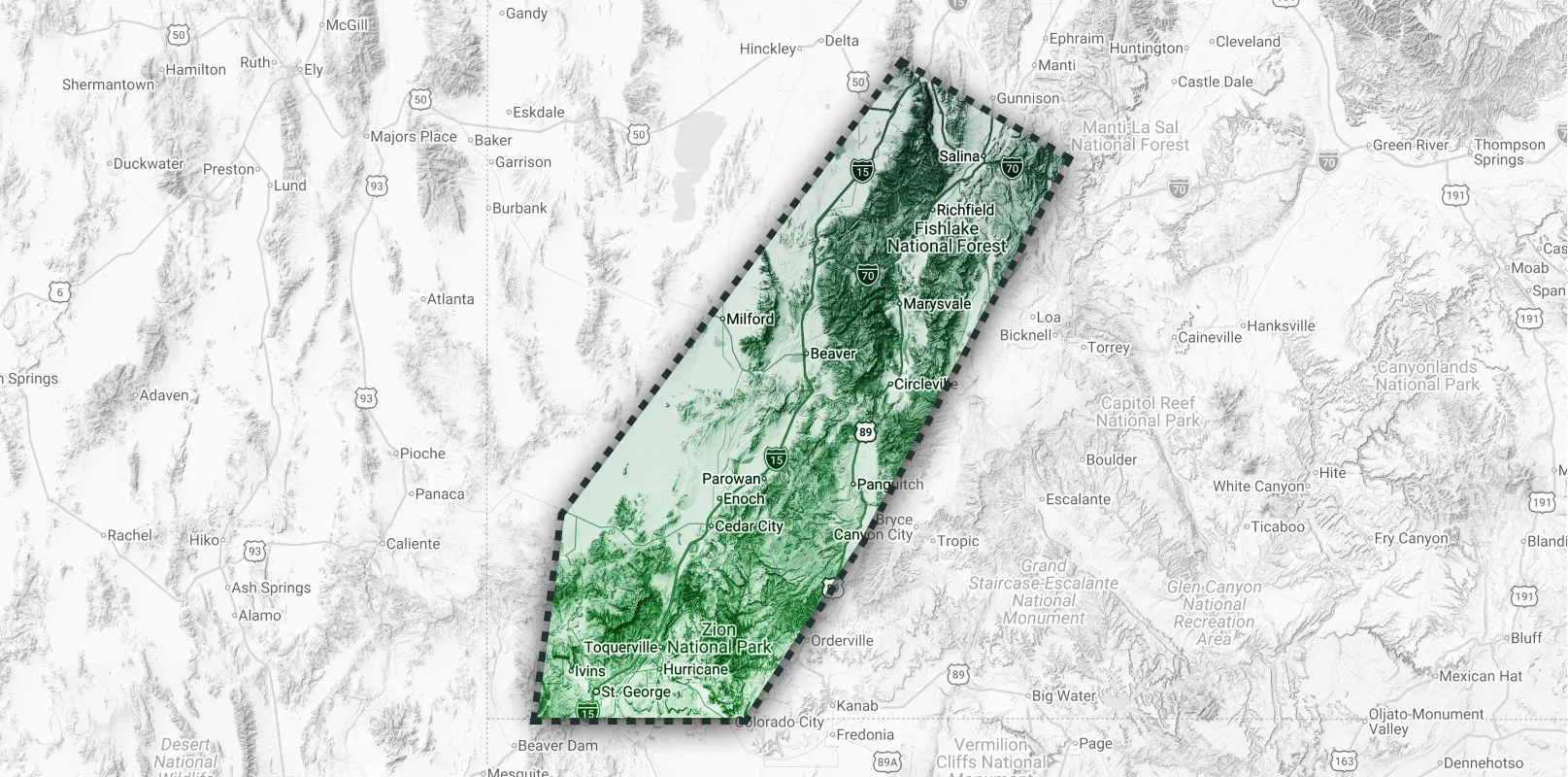 map full width